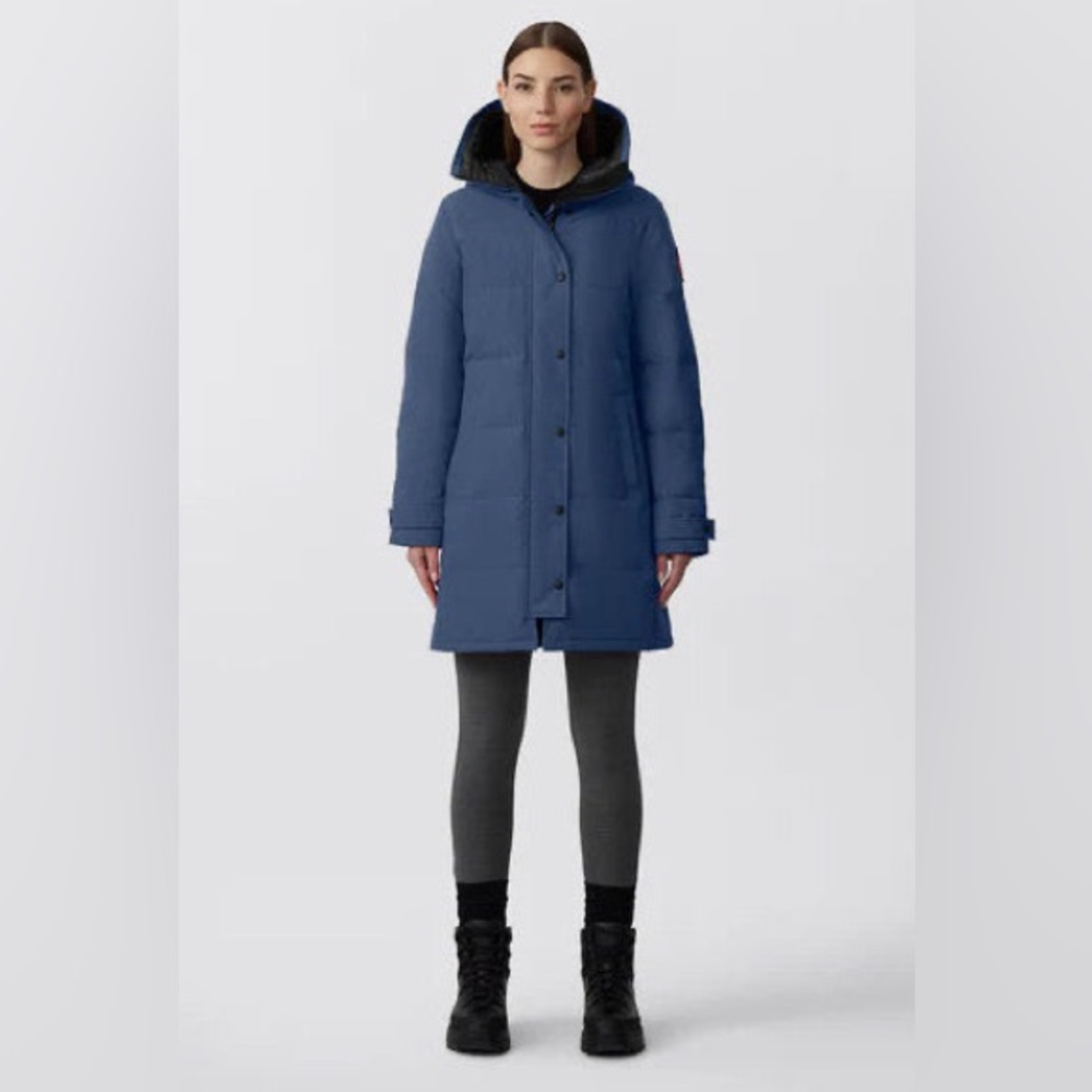 Canada Goose Shelburne parka CR color Ozone Blue 3802W - Picture 8 of 8